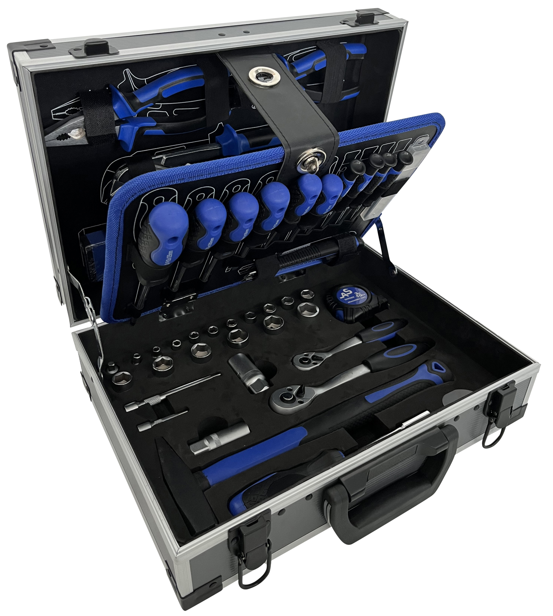 MALLETTE À OUTILS "APOLLO" 110 PIÈCES