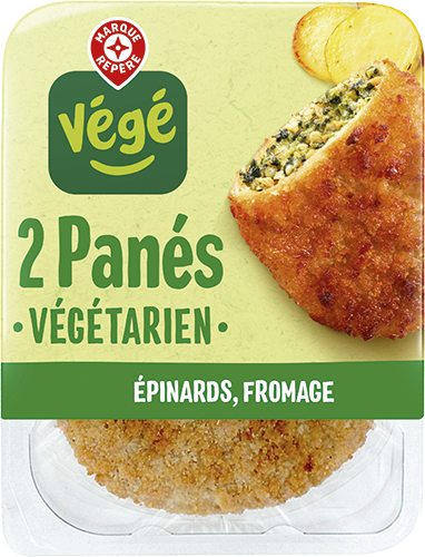 PANÉS ÉPINARDS FROMAGE VÉGÉTARIEN