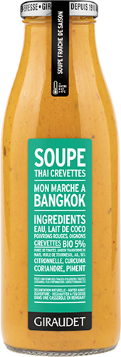 SOUPE THAÏ CREVETTES OU MISO JAPONAIS