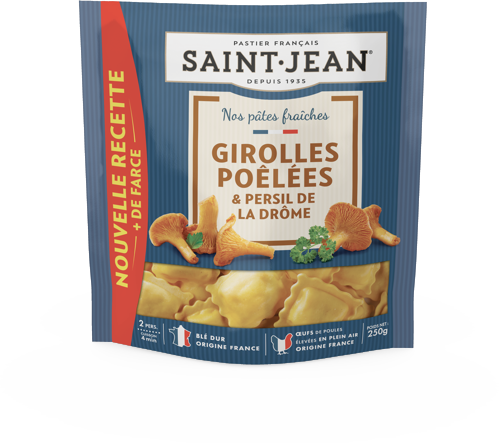 PÂTES FRAÎCHES AUX GIROLLES POÊLÉES ET PERSIL DE LA DRÔME