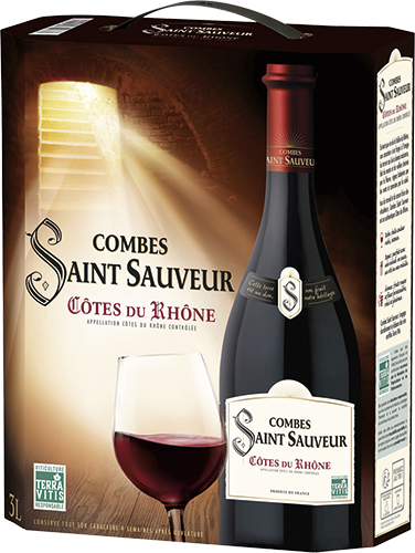 AOC CÔTES DU RHÔNE VIN ROUGE  “LES COMBES DE SAINT SAUVEUR”