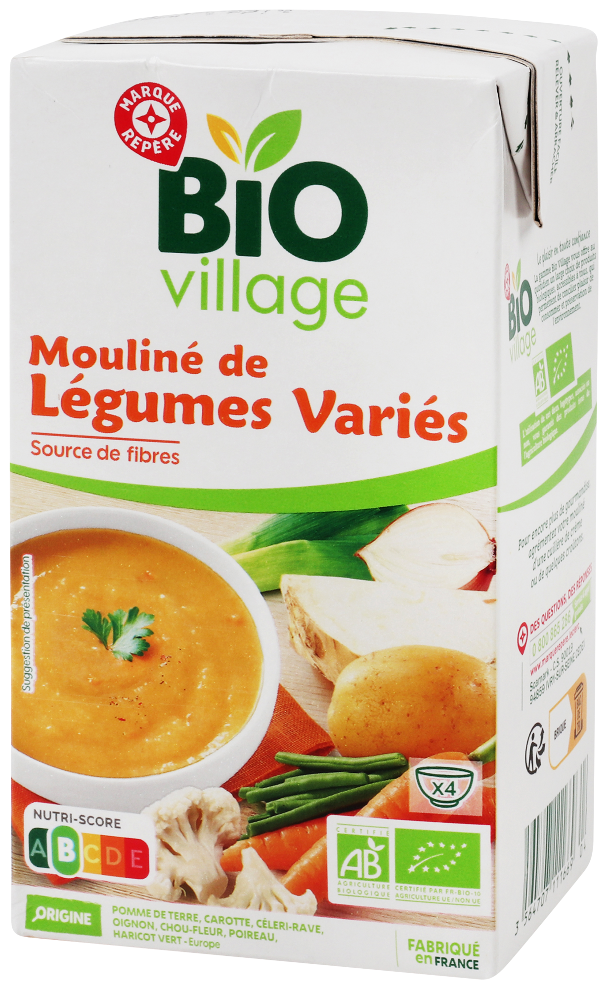 MOULINÉ DE LÉGUMES VARIÉS BIO