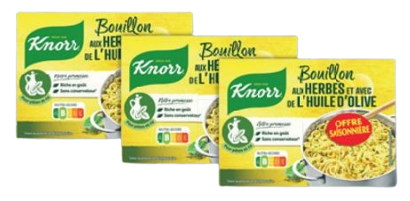 BOUILLON AUX HERBES ET AVEC DE L’HUILE D’OLIVE