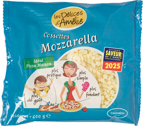COSSETTES DE MOZZARELLA 22,2% MAT. GR.