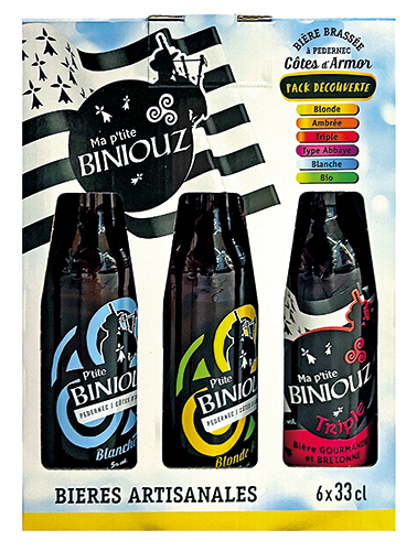 PACK DÉCOUVERTE DE BIÈRES ARTISANALES "MA P’TITE BINIOUZ"