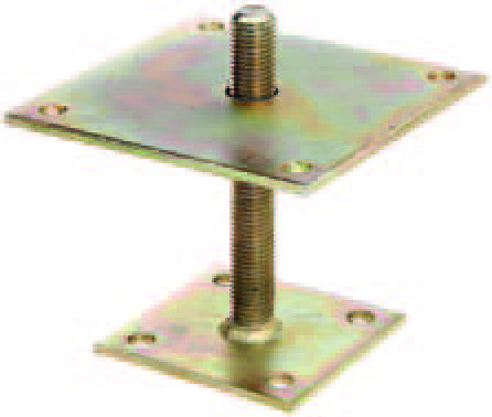 PIED DE POTEAU RÉGLABLE