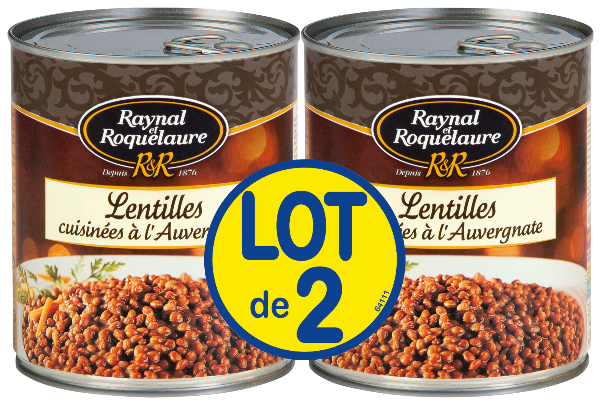 LENTILLES CUISINÉES À L'AUVERGNATE