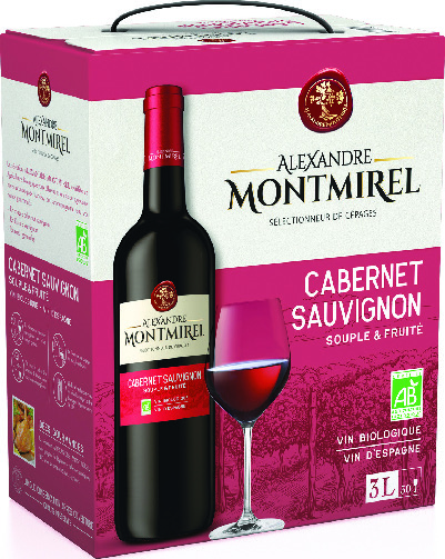 V.S.I.G.(1) VIN D’ESPAGNE(2) ALEXANDRE MONTMIREL CABERNET SAUVIGNON