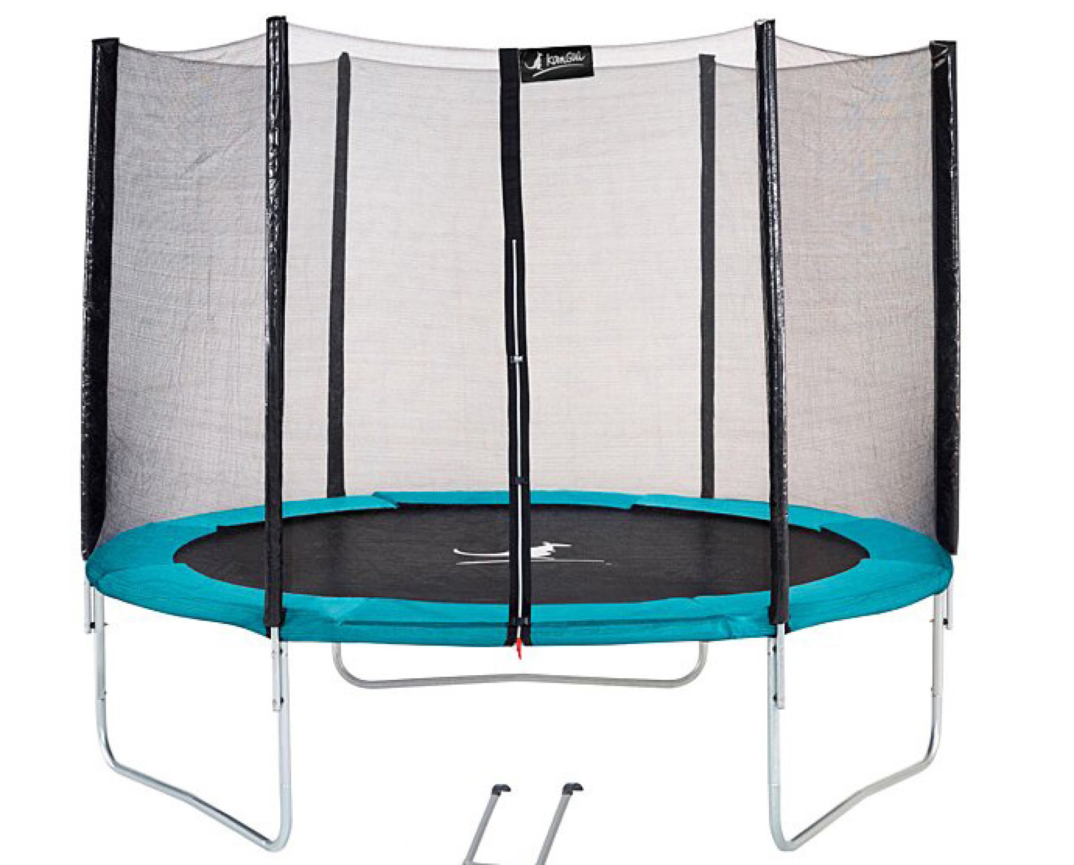 TRAMPOLINE 300 CM KANGUI + 2 ACCESSOIRES (ÉCHELLE + COUVERTURE)