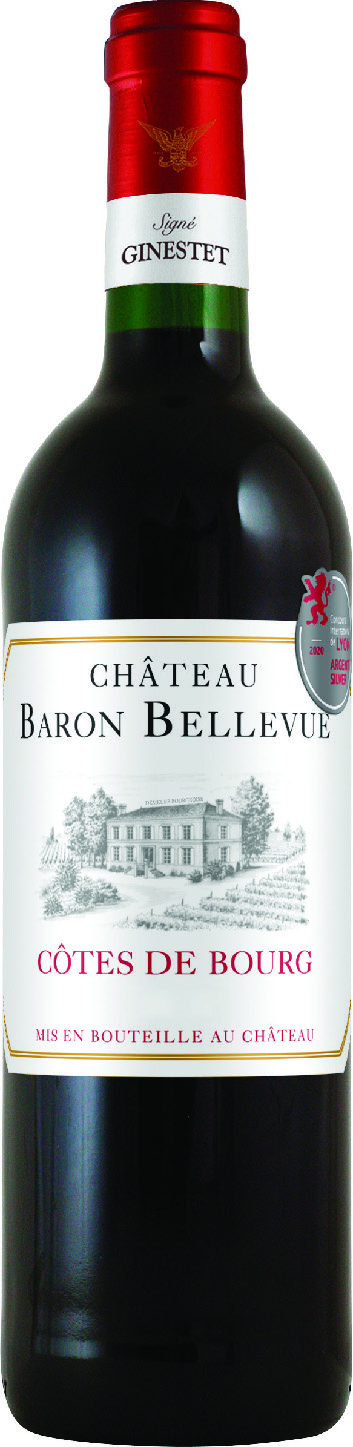 A.O.P(1) CÔTES DE BOURG CHÂTEAU BARON BELLEVUE