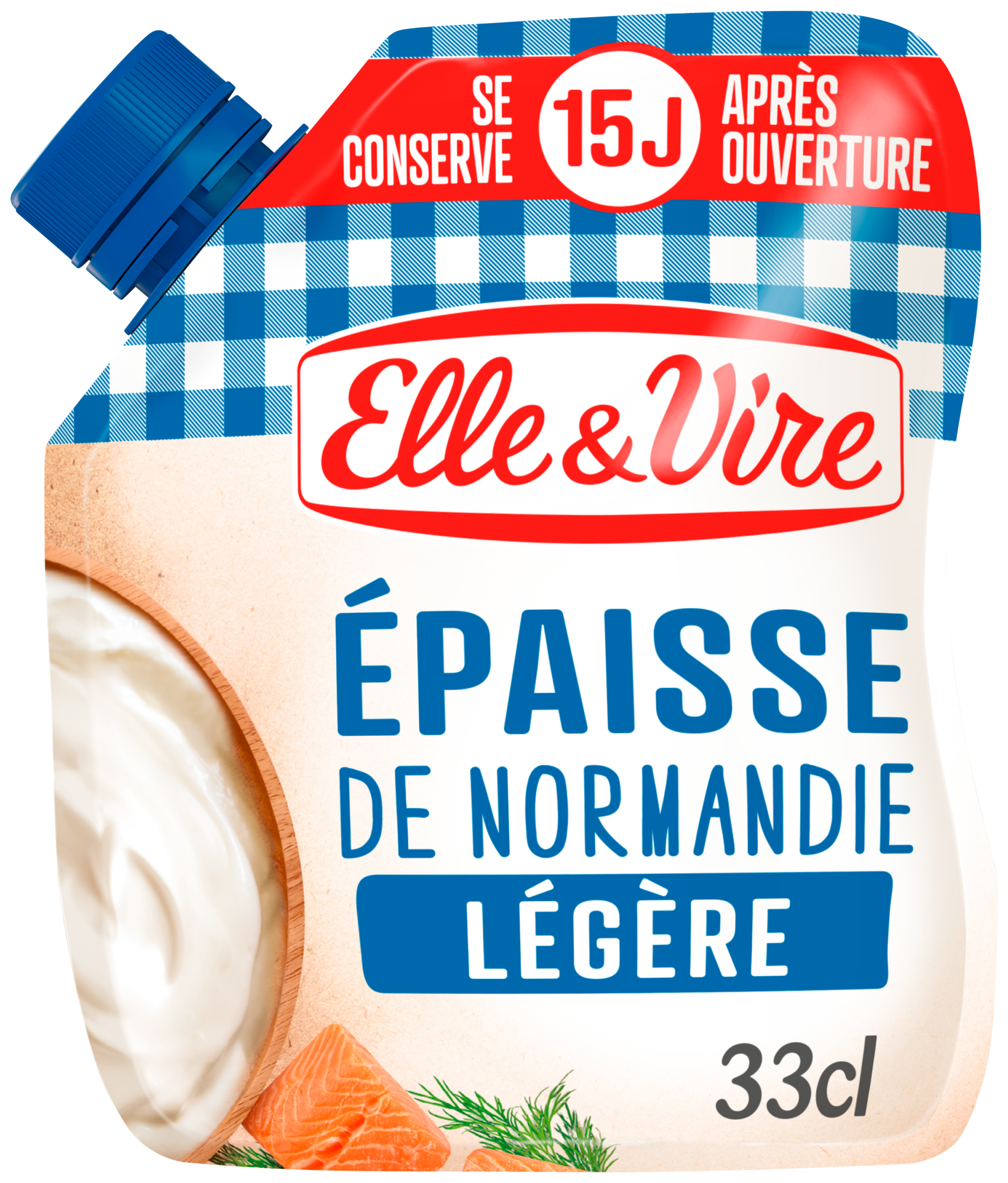 crème épaisse de Normandie légère 12% Mat. Gr.