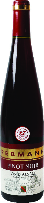 A.O.P(1) VIN D’ALSACE PINOT NOIR(2) REBMANN
