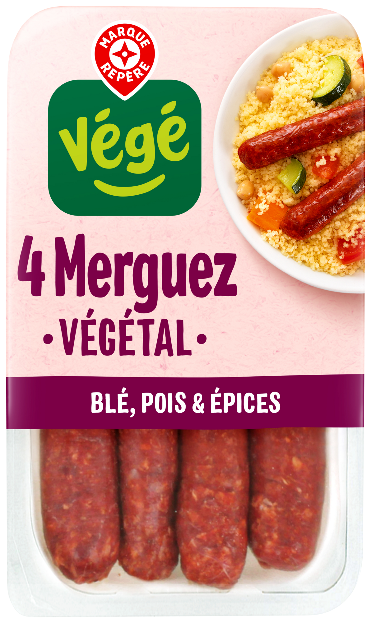 4 MERGUEZ VÉGÉTALES
"VÉGÉ"