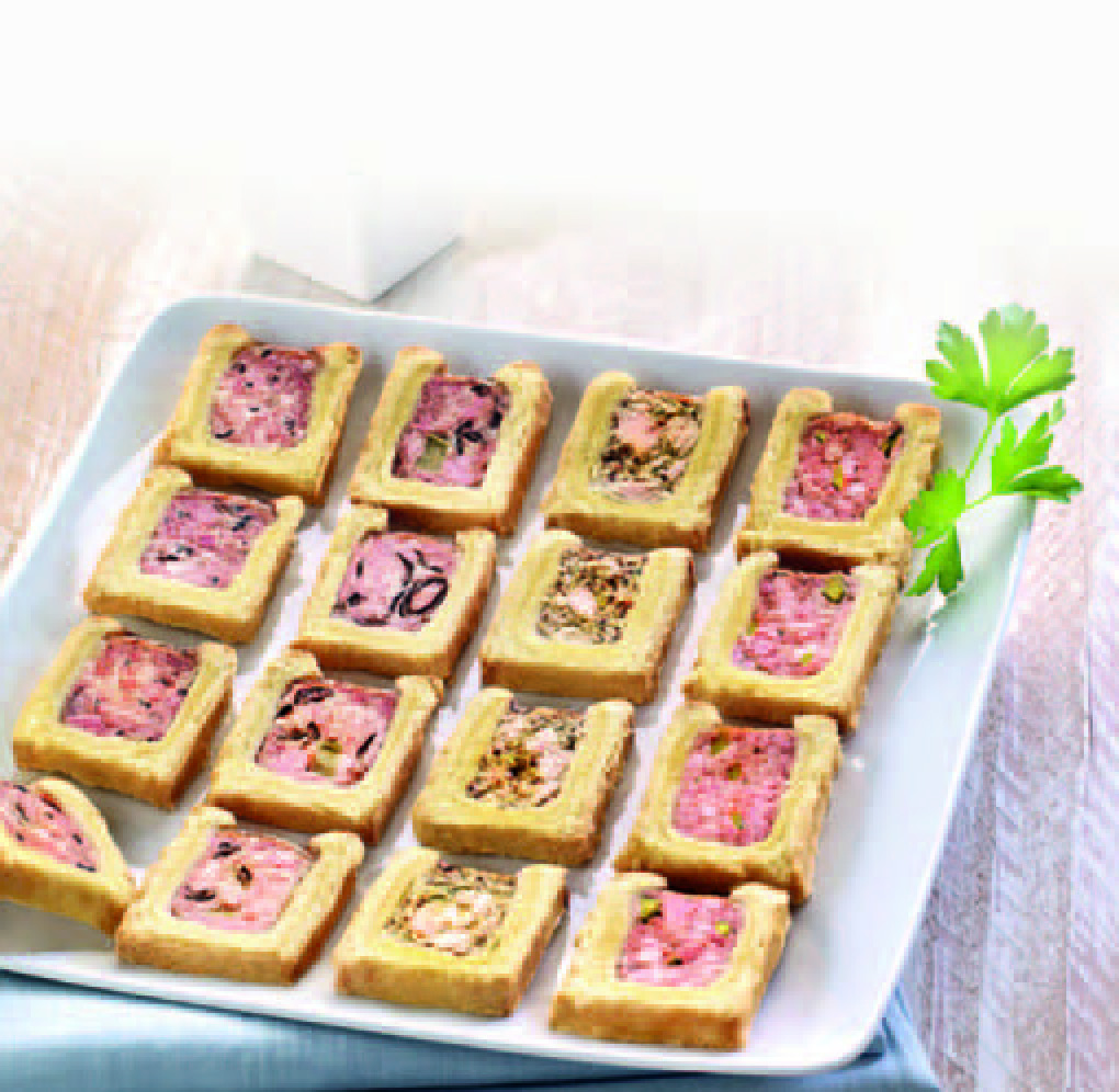 ASSORTIMENT DE 16 PÂTÉS EN CROÛTE COCKTAIL