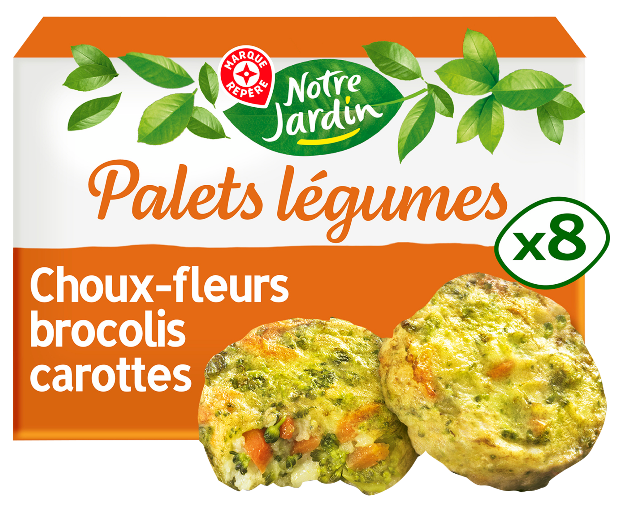 8 PALETS DE LÉGUMES SURGELÉS : CHOUX-FLEURS, BROCOLIS ET CAROTTES