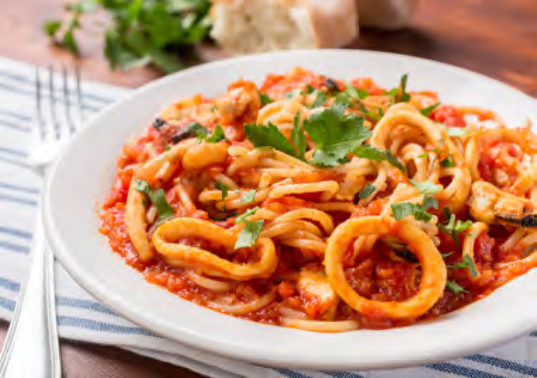 POÊLÉE DE CALAMARS AU CHORIZO