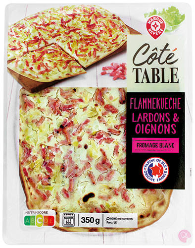 FLAMMEKUECHE LARDONS ET OIGNONS