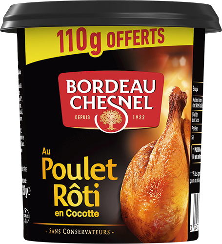 RILLETTES AU POULET RÔTI EN COCOTTE