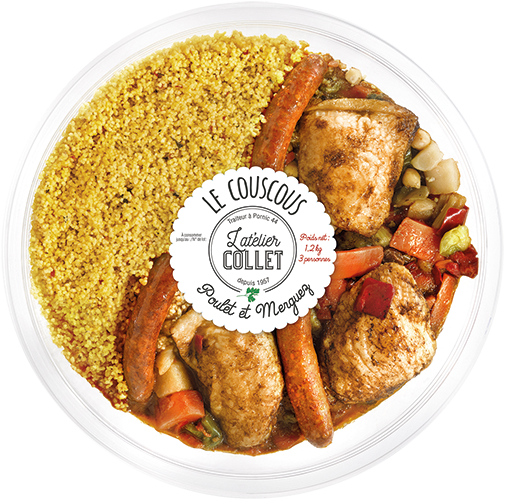 LE COUSCOUS POULET ET MERGUEZ