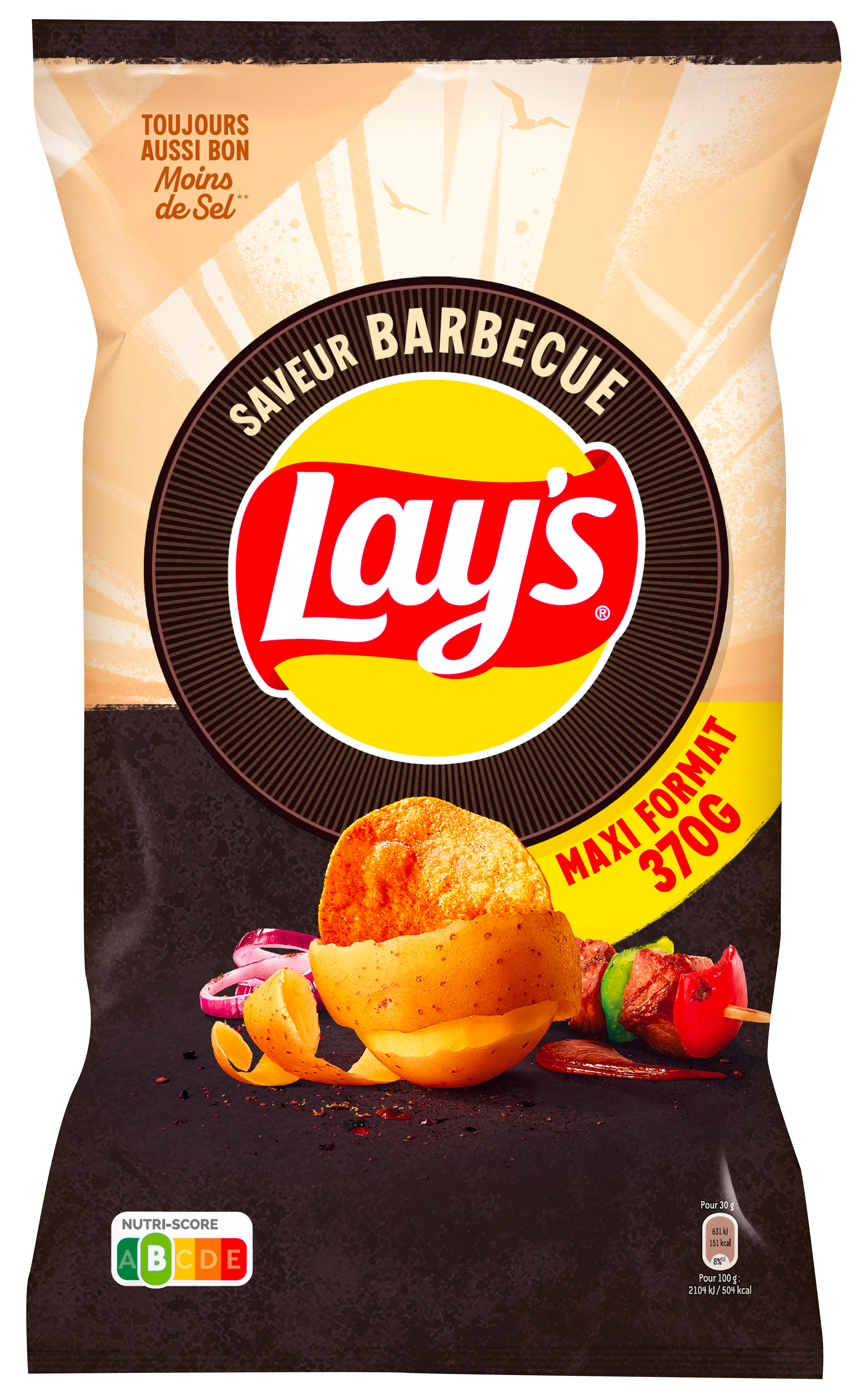 CHIPS SAVEUR BARBECUE OU SAVEUR POULET RÔTI