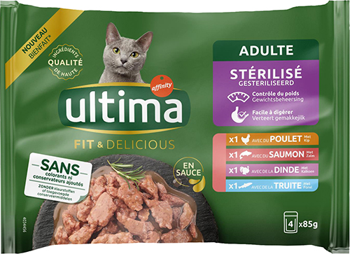 REPAS EN SAUCE FIT & DELICIOUS POUR CHAT ADULTE STÉRILISÉ