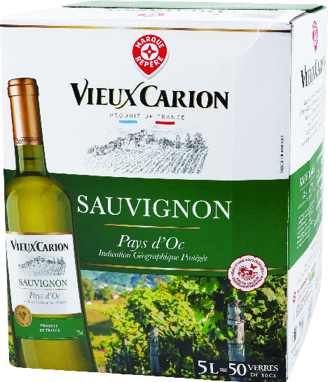 I.G.P(1) PAYS D’OC(3) VIEUX CARION SAUVIGNON