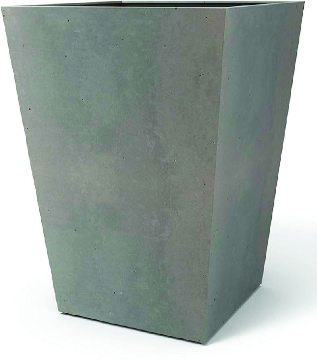 POT CARRÉ HAUT EFFET BÉTON