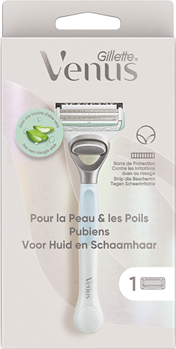 rasoir pour la peau 
et les poils pubiens