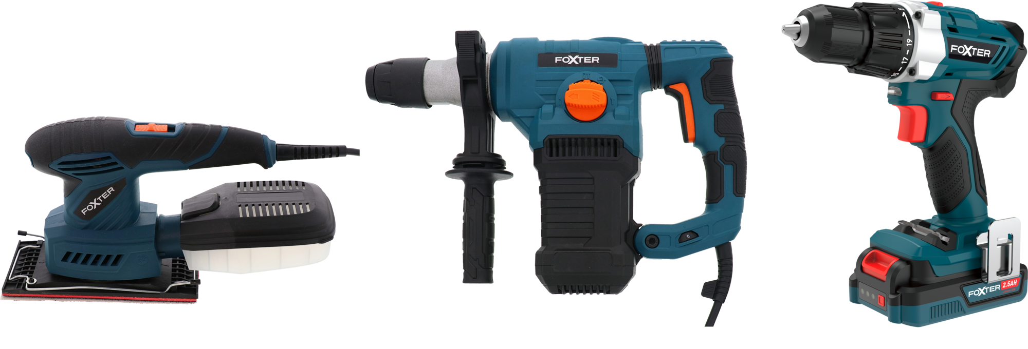 SUR LES PRODUITS PRÉSENTS EN MAGASIN DE LA GAMME OUTILLAGE ELECTROPORTATIF “FOXTER” FILAIRE OU SUR BATTERIE (HORS PRODUITS JARDIN). 