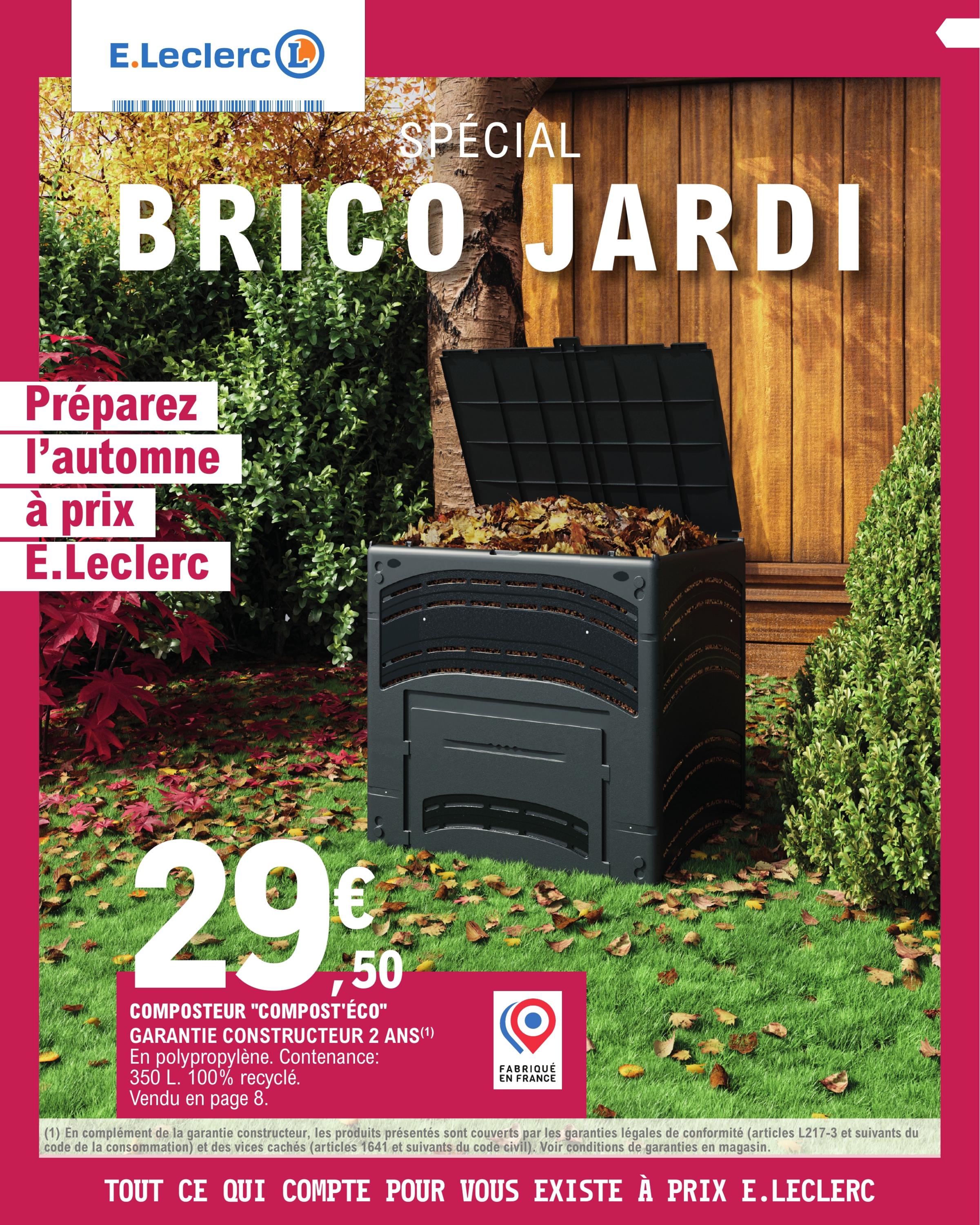image du catalogue Jardin d'automne brico chauffage - du 26 septembre au 7 octobre 2023