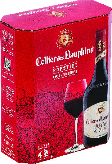 A.O.P(1) CÔTES DU RHÔNE CELLIER DES DAUPHINS PRESTIGE