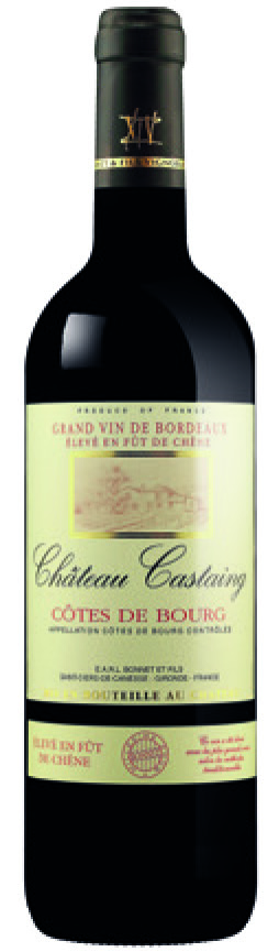 AOC(2) CÔTES DE BOURG CHÂTEAU CASTAING 2022