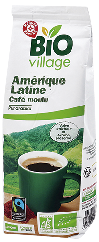 CAFÉ MOULU PUR ARABICA BIO FAIRTRADE
