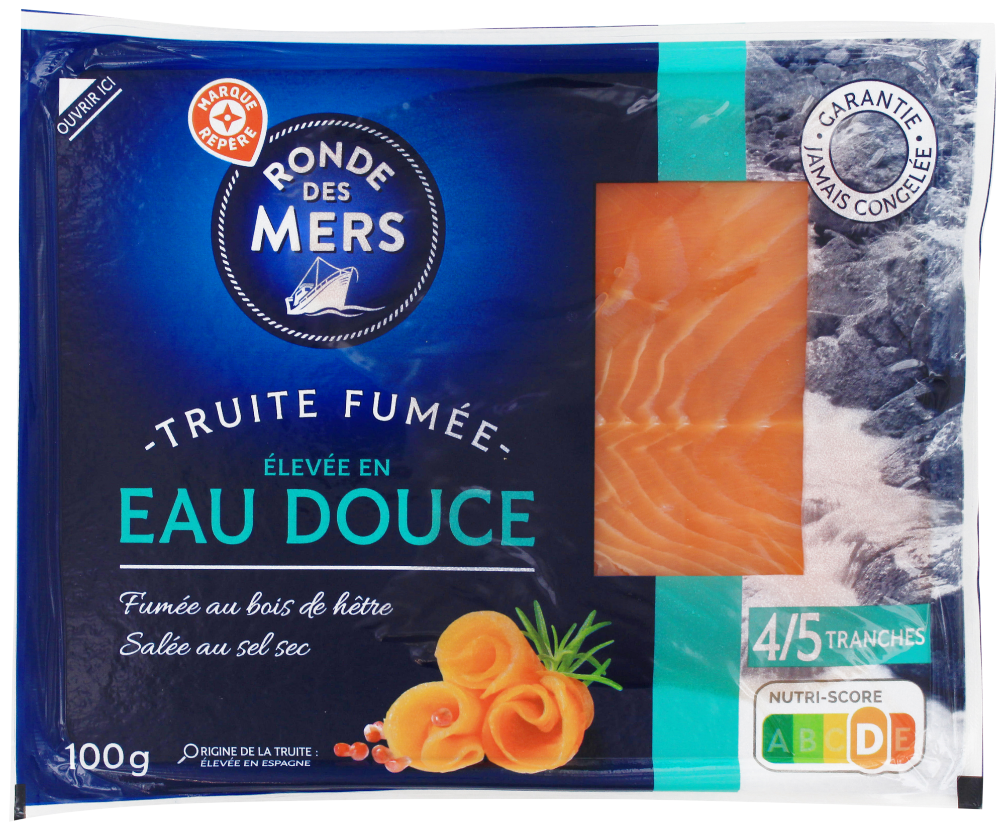 TRUITE FUMÉE ÉLEVÉE EN EAU DOUCE