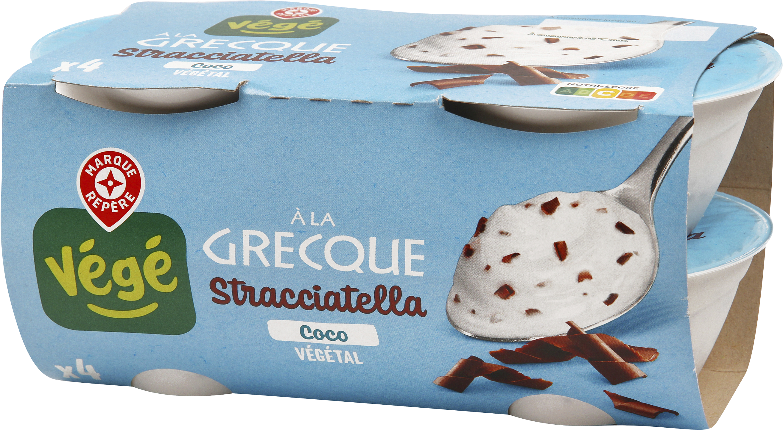 YAOURT À LA GRECQUE AU LAIT DE COCO STRACCIATELLA