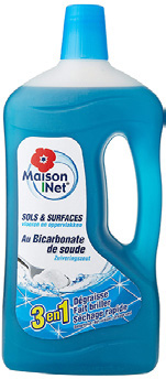 NETTOYANT SOLS & SURFACES AU BICARBONATE DE SOUDE Maison Net