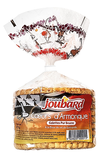 CŒURS D’ARMORIQUE GALETTES PUR BEURRE À LA FLEUR DE SEL DE GUÉRANDE