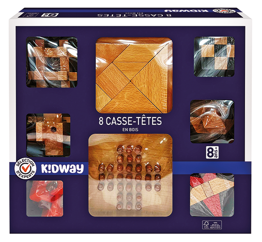 COFFRET CASSE-TÊTES 8 EN 1