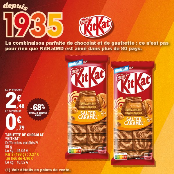 TABLETTE DE CHOCOLAT