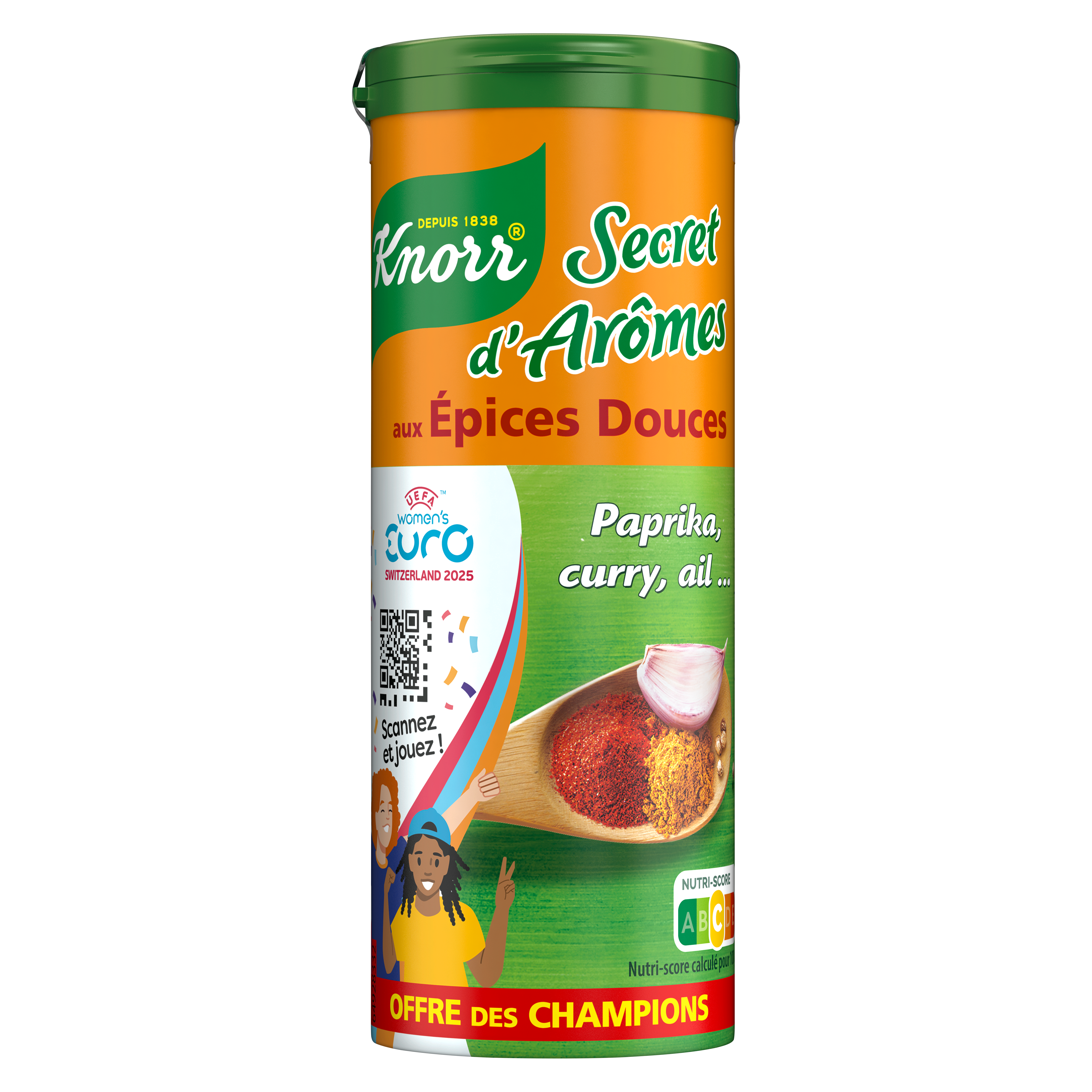 ASSAISONNEMENT SECRET D'AROMES AUX EPICES DOUCES OU AUX FINES HERBES