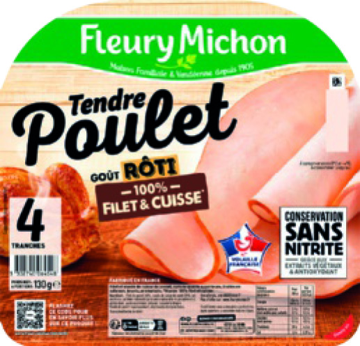 TENDRE POULET GOÛT RÔTI CONSERVATION SANS NITRITE
