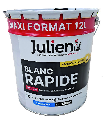 PEINTURE INTÉRIEURE BLANC MAT 12 L 