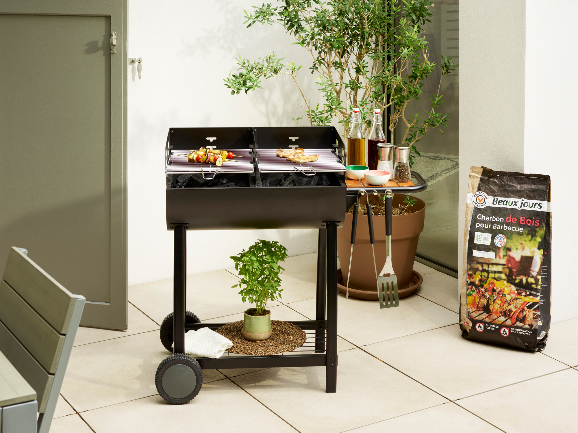 BARBECUE 2 ESPACES "BEAUX JOURS"