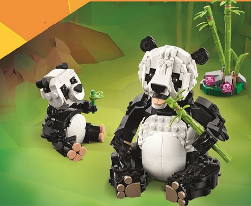 LA FAMILLE DE PANDAS/LE CHÂTEAU DES LICORNES