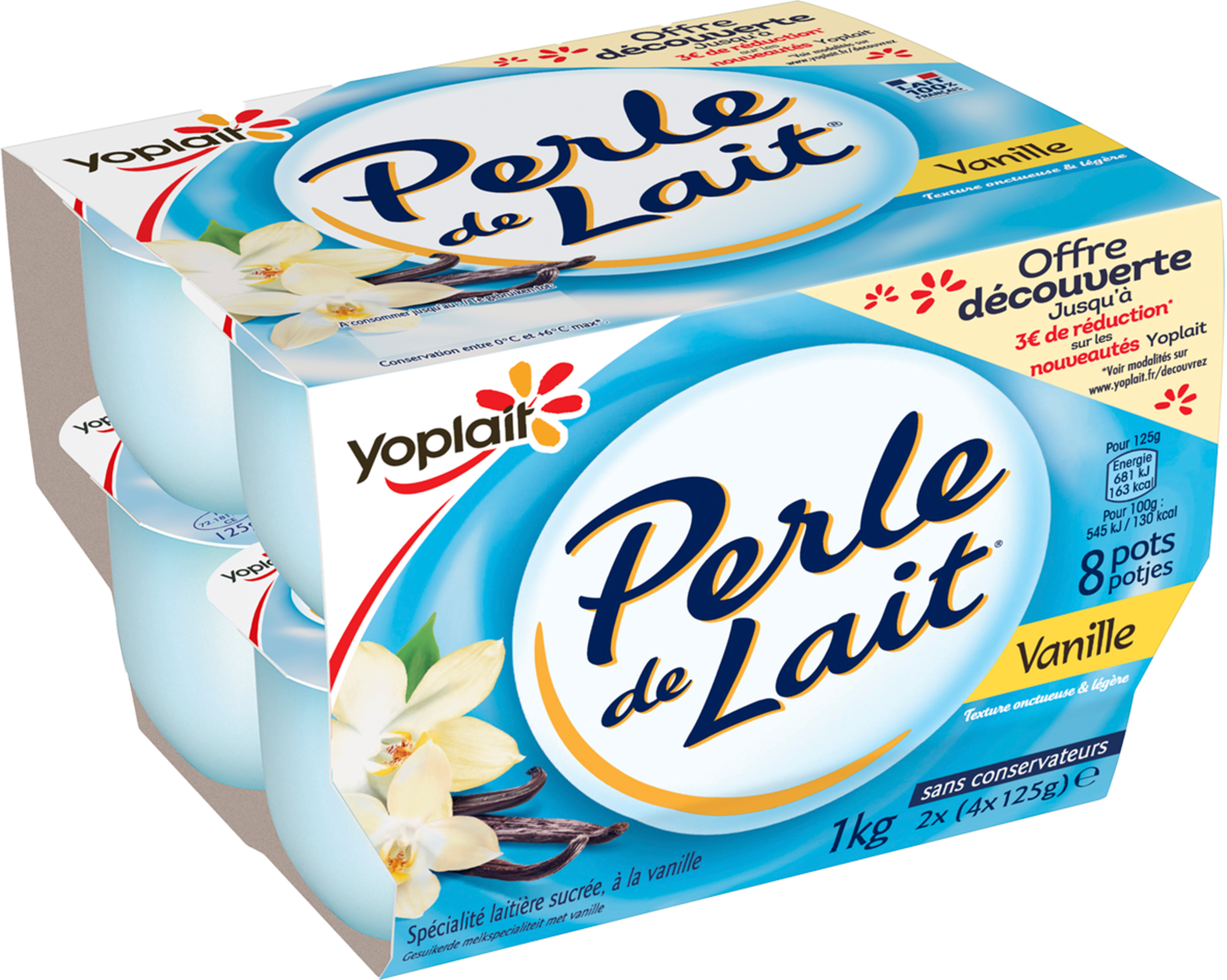 Perle de Lait Saveur Vanille Offre Découverte