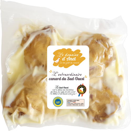 4 CUISSES DE CANARD CONFITES IGP DU SUD-OUEST