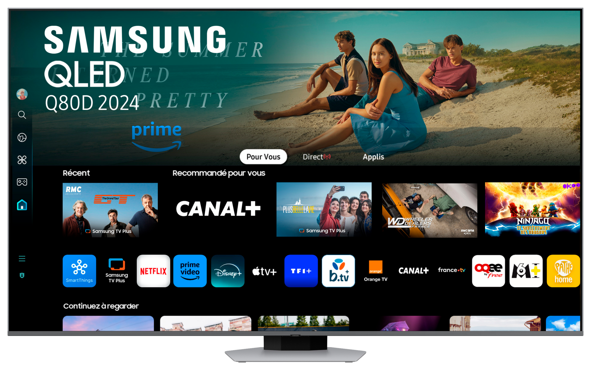 TV QLED 55Q80D 55" (pouces) 140 cm