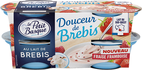 DOUCEUR DE BREBIS FRAISE FRAMBOISE