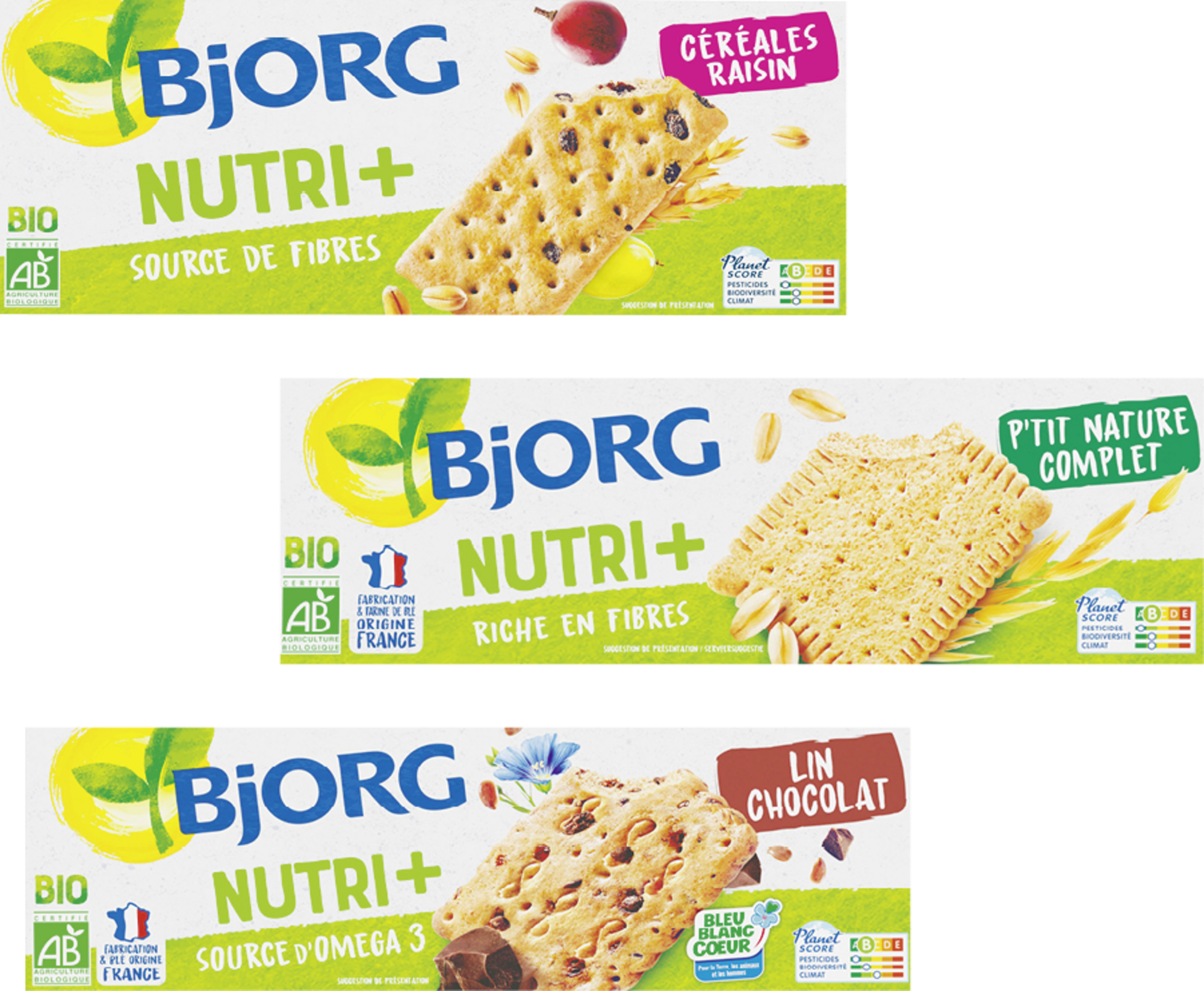 SUR LES PRODUITS PRÉSENTS EN MAGASIN DE LA GAMME "NUTRI+ BJORG"