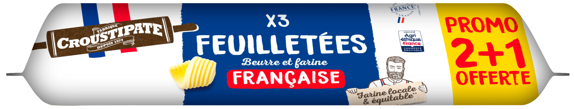 Pâtes feuilletées pur beurre